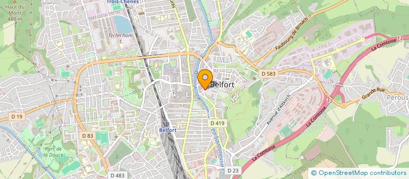 localisation de l'entreprise CUMA DE ST ANDRE à BELFORT