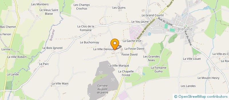 localisation de l'entreprise CUMA DE ST BLAISE  QUESSOY