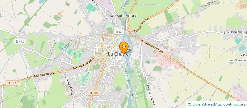 localisation de l'entreprise CUMA DE ST CHARTIER à SAINT-CHARTIER