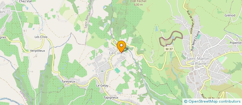 localisation de l'entreprise CUMA DE ST JOSEPH  SAINT-MARTIN-LA-PLAINE