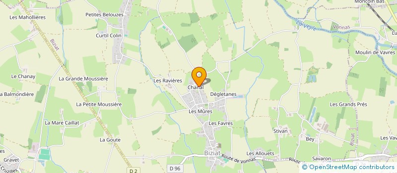 localisation de l'entreprise CUMA DE ST JULIEN SUR VEYLE  BIZIAT