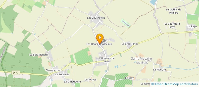 localisation de l'entreprise CUMA DE ST MACAIRE DU BOIS à SAINT-MACAIRE-DU-BOIS