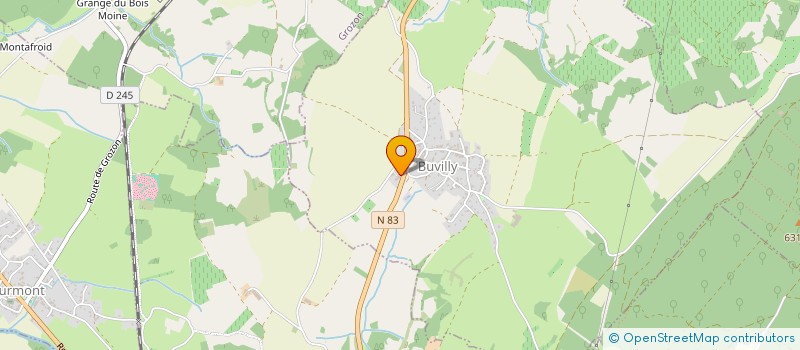 localisation de l'entreprise CUMA DE ST VERNIER  BUVILLY