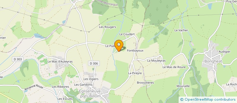localisation de l'entreprise CUMA DE TINLHAT à EGLISENEUVE-PRES-BILLOM