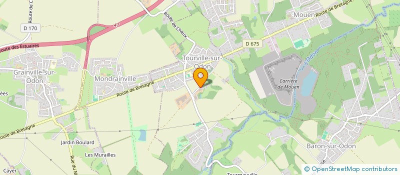 localisation de l'entreprise CUMA DE TOURVILLE à TOURVILLE-SUR-ODON