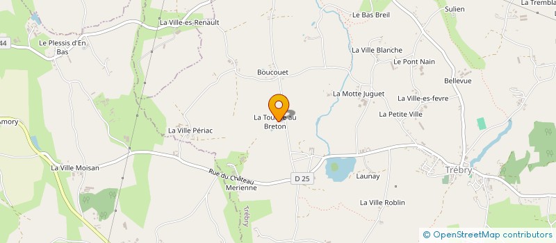 localisation de l'entreprise CUMA DE TREBRY  TREBRY