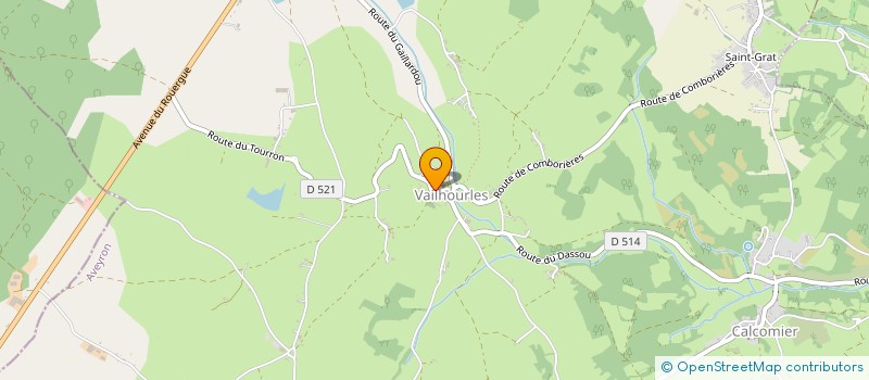 localisation de l'entreprise CUMA DE VAILHOURLES  VAILHOURLES