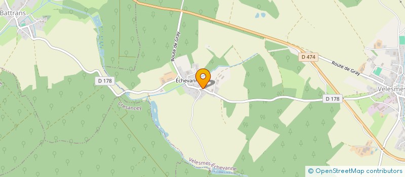 localisation de l'entreprise CUMA DE VELESMES  VELESMES-ECHEVANNE