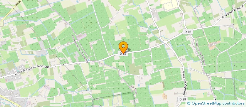 localisation de l'entreprise CUMA DE VELLERON  LE THOR