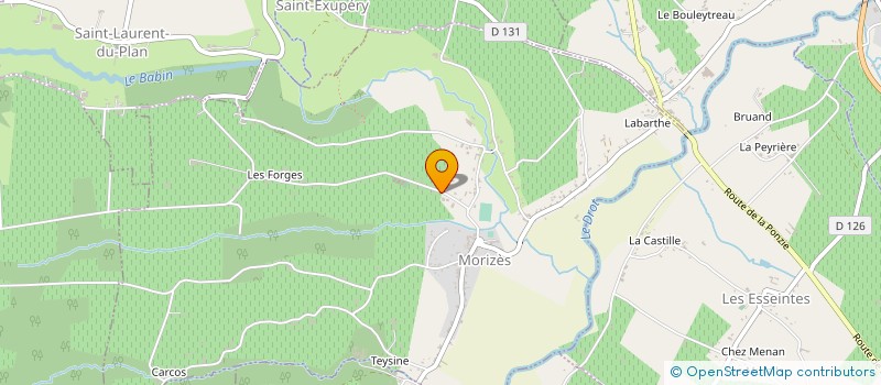 localisation de l'entreprise CUMA DE VENDANGES DE MORIZES à MORIZES