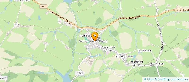 localisation de l'entreprise CUMA DE VENDENESSE SUR ARROUX à VENDENESSE-SUR-ARROUX