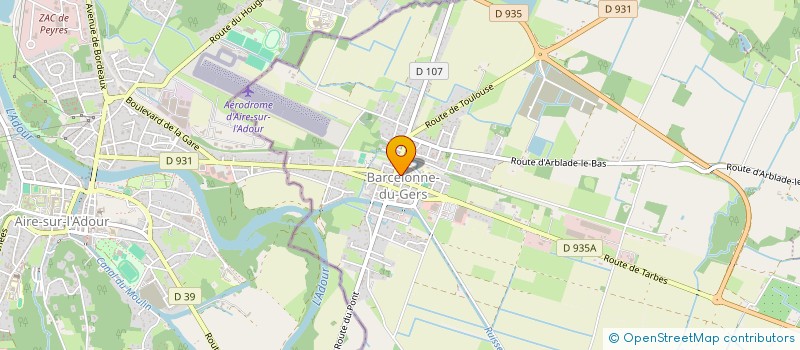 localisation de l'entreprise CUMA DE VERGOIGNAN  VERGOIGNAN