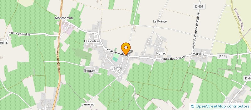 localisation de l'entreprise CUMA DE VERRIERES à VERRIERES