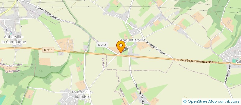 localisation de l'entreprise CUMA DE VILLEQUIER  NORVILLE