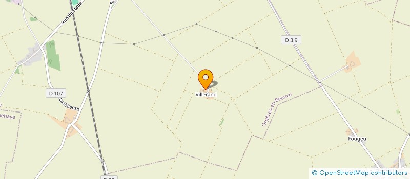 localisation de l'entreprise CUMA DE VILLERAND à ORGERES-EN-BEAUCE