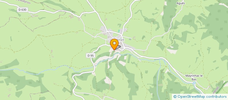 localisation de l'entreprise CUMA DE VIMENET  VIMENET