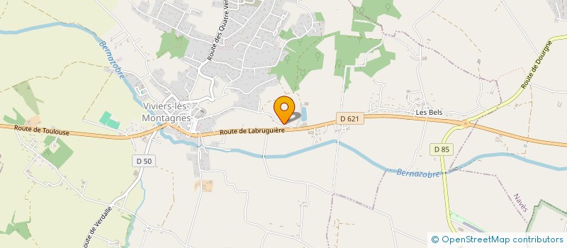 localisation de l'entreprise CUMA DE VIVIERS LES MONTAGNES  VIVIERS-LES-MONTAGNES