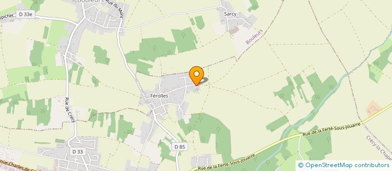 localisation de l'entreprise CUMA DE VOULANGIS à CRECY-LA-CHAPELLE