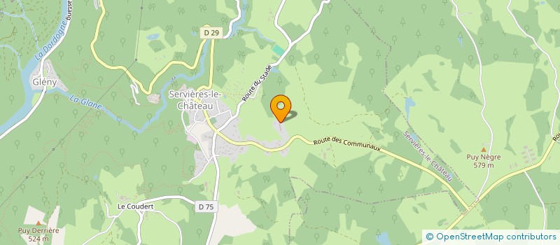 localisation de l'entreprise CUMA DE VOURMELLE  SERVIERES-LE-CHATEAU