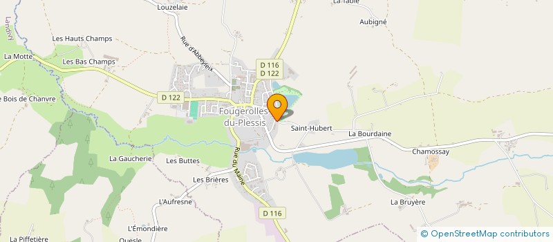 localisation de l'entreprise CUMA DES 3 RIVES  FOUGEROLLES-DU-PLESSIS