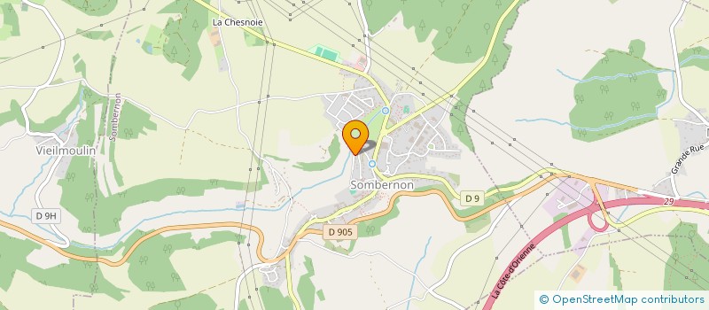 localisation de l'entreprise CUMA DES 3 RIVIERES  SAINT-MESMIN