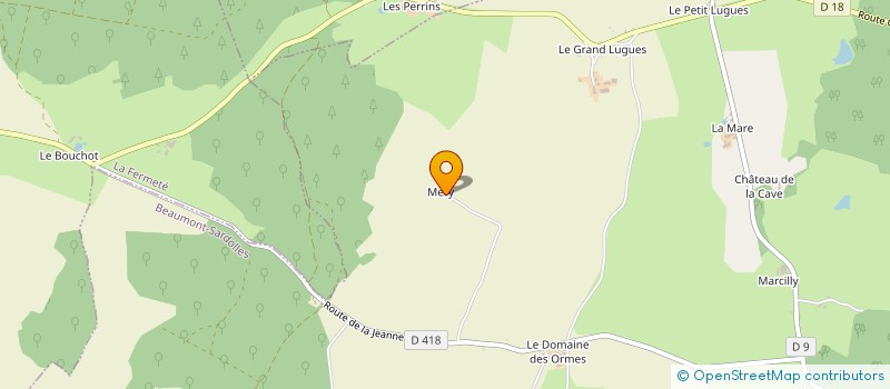 localisation de l'entreprise CUMA DES BEAUX MONTS à BEAUMONT-SARDOLLES