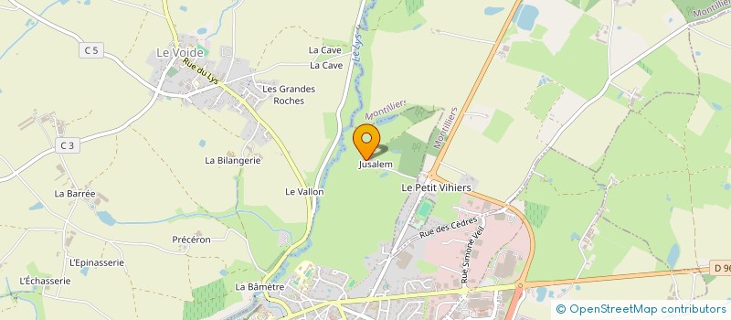 localisation de l'entreprise CUMA DES BLEUETS à LYS-HAUT-LAYON