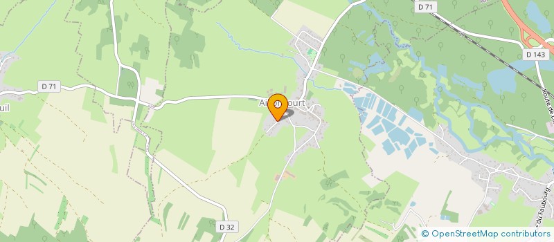 localisation de l'entreprise CUMA DES BLEUETS  AILLONCOURT