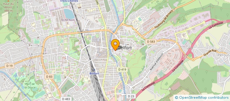 localisation de l'entreprise CUMA DES BRICOLEURS à BELFORT