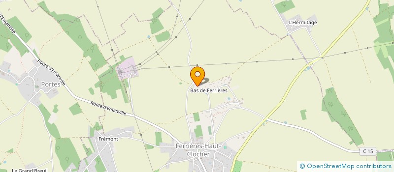 localisation de l'entreprise CUMA DES BUISSONS  THIBOUVILLE