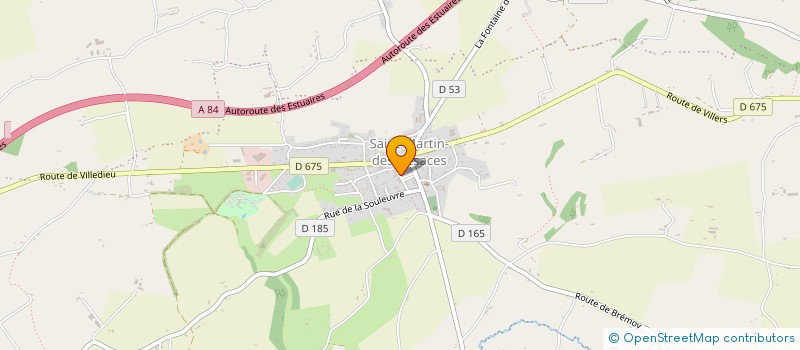 localisation de l'entreprise CUMA DES CHAMPS  SOULEUVRE EN BOCAGE