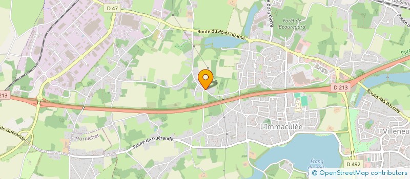 localisation de l'entreprise CUMA DES CHAMPS ET DES MARAIS  SAINT-NAZAIRE