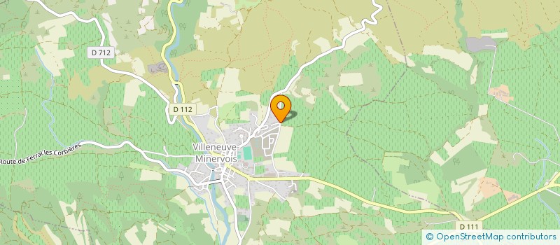 localisation de l'entreprise CUMA DES CHANOINES  VILLENEUVE MINERVOIS