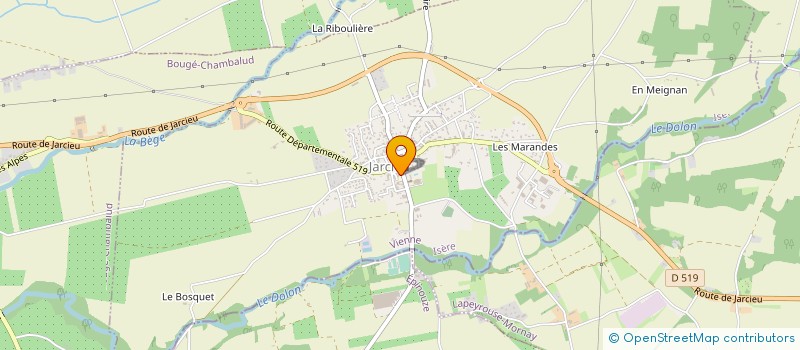 localisation de l'entreprise CUMA DES CHANOIRES à JARCIEU