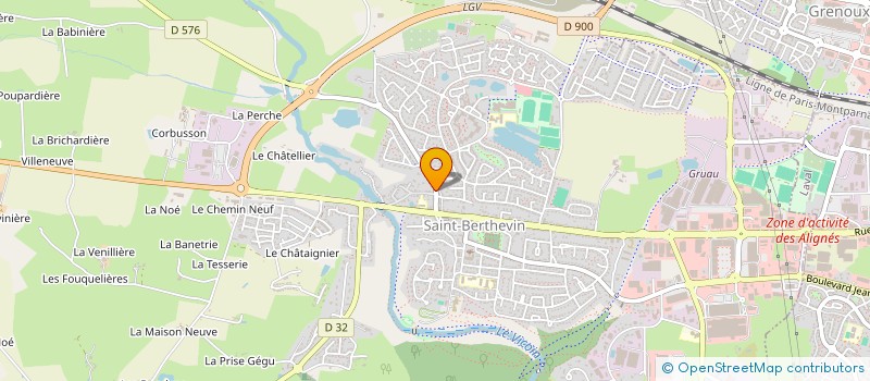 localisation de l'entreprise CUMA DES CHENES SECS  LE GENEST-SAINT-ISLE