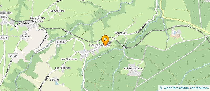 localisation de l'entreprise CUMA DES COLETTES à COUTANSOUZE