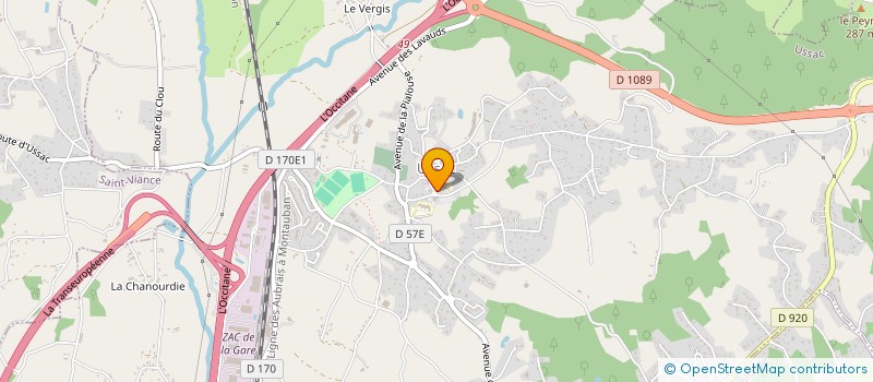 localisation de l'entreprise CUMA DES COTEAUX A USSAC à USSAC