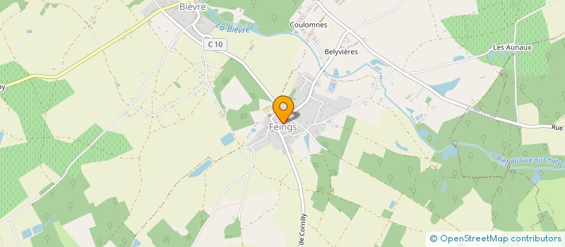 localisation de l'entreprise CUMA DES COTEAUX DE LA BIEVRE à LE CONTROIS-EN-SOLOGNE