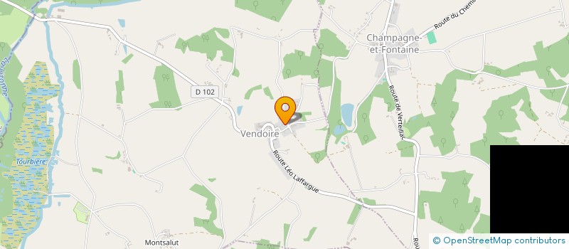 localisation de l'entreprise CUMA DES COTEAUX DE LA LIZONNE  LA TOUR-BLANCHE-CERCLES