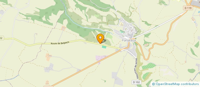 localisation de l'entreprise CUMA DES COTEAUX DE PROUILHE  FANJEAUX