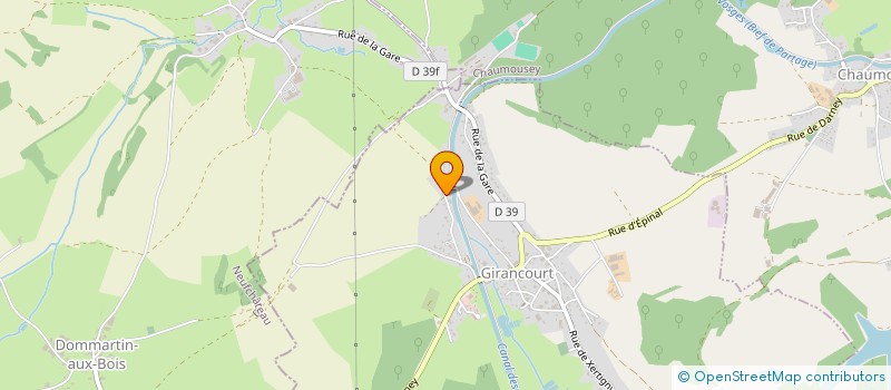 localisation de l'entreprise CUMA DES CROIX  GIRANCOURT