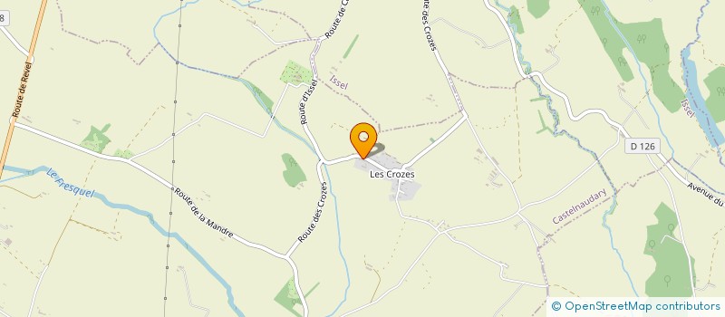 localisation de l'entreprise CUMA DES CROZES à CASTELNAUDARY