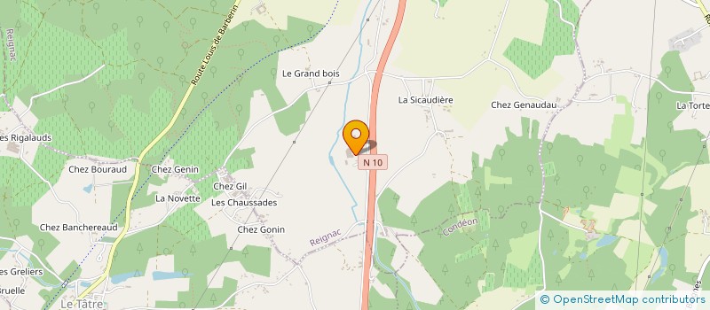 localisation de l'entreprise CUMA DES DEFFENDS  REIGNAC