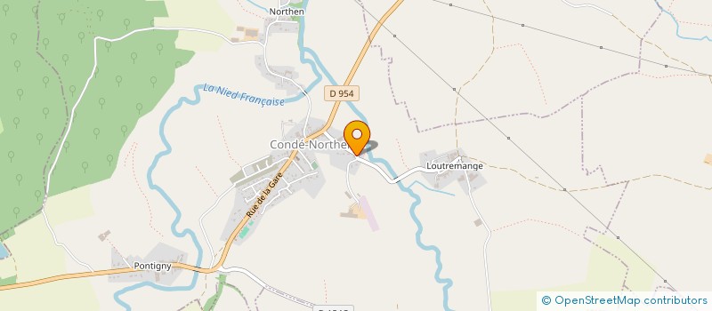 localisation de l'entreprise CUMA DES DEUX NIED LOUTREMANGE à CONDE-NORTHEN