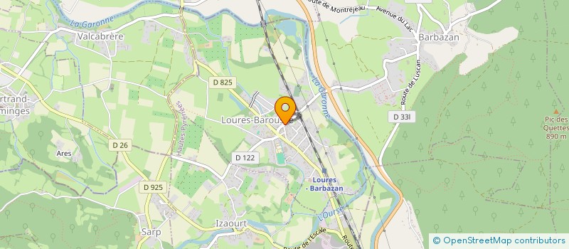 localisation de l'entreprise CUMA DES DEUX OURSES à MAULEON-BAROUSSE