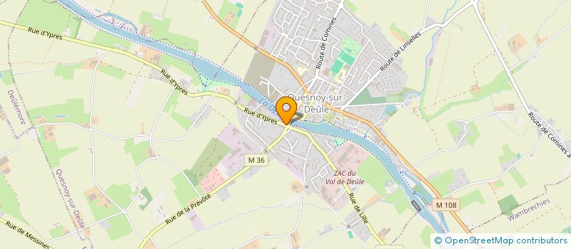 localisation de l'entreprise CUMA DES DEUX RIVES à DEULEMONT