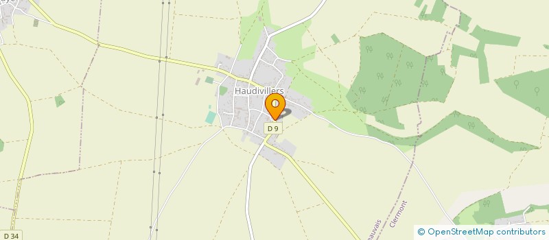 localisation de l'entreprise CUMA DES DEUX VALLEES  HAUDIVILLERS