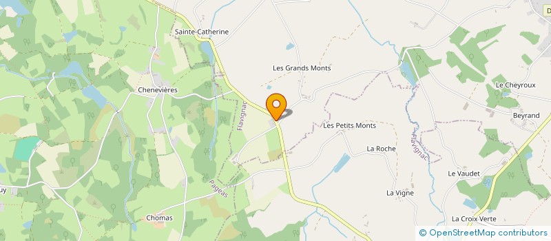 localisation de l'entreprise CUMA DES ELEVEURS OVINS CHALUS à CHALUS