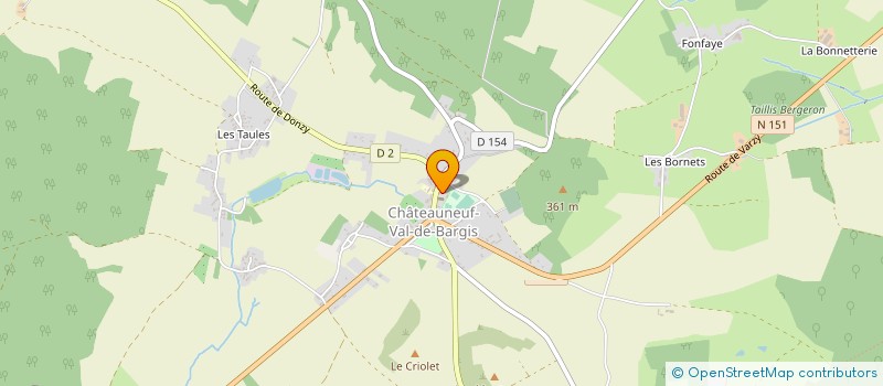 localisation de l'entreprise CUMA DES ENERGIES VERTES à SAINT-MALO-EN-DONZIOIS