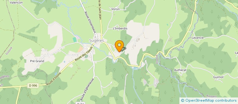 localisation de l'entreprise CUMA DES ETANGS  SAINT-QUENTIN-SUR-SAUXILLAN